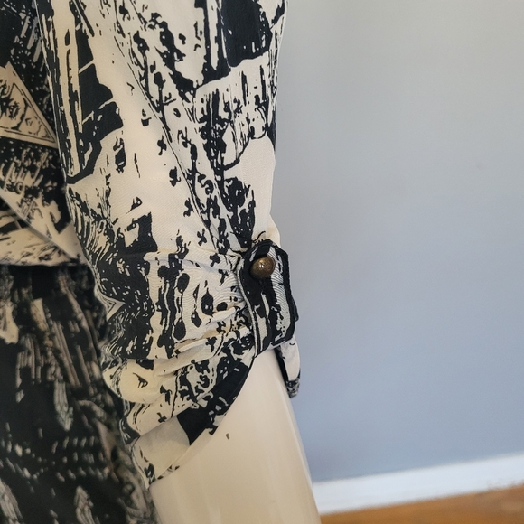 Twelfth Street by Cynthia Vincent Cathedral Print Mini Dress, VGUC, Size S - Picture 5 of 9